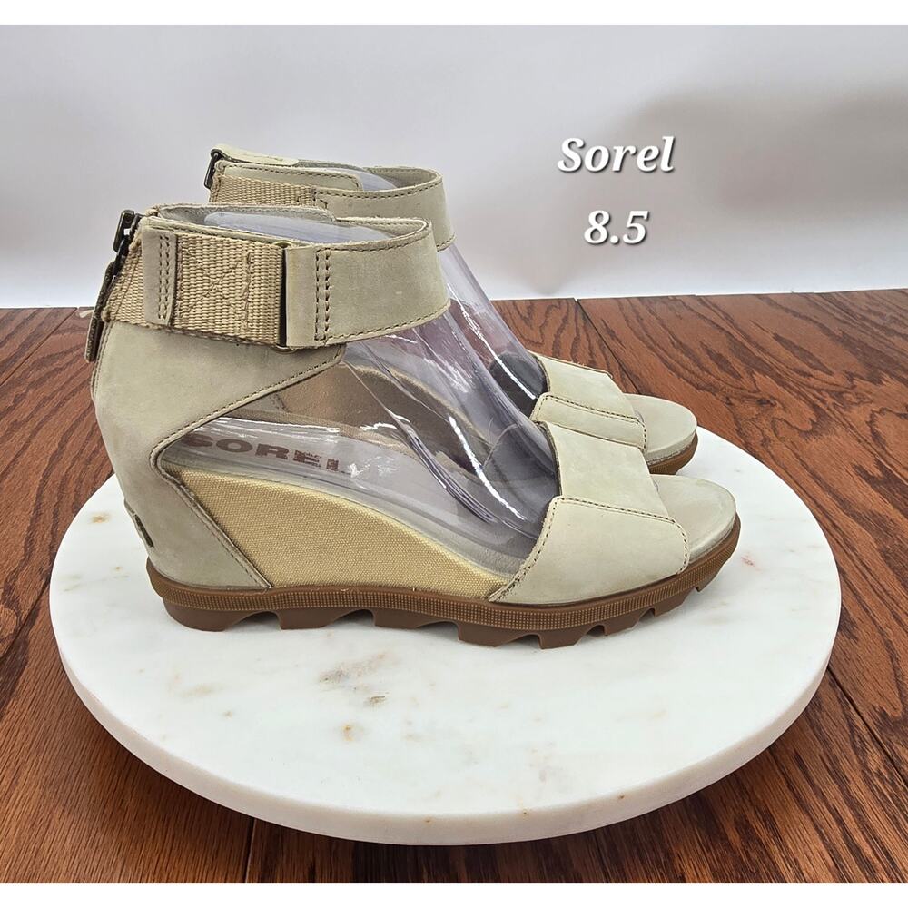 Sorel Joanie II Ankle‎ Strap Sandal Cream - 8.5